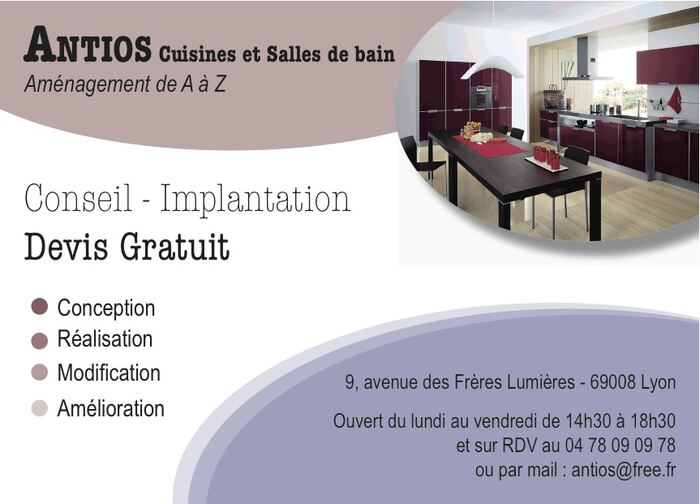 Flyer pour un cuisiniste